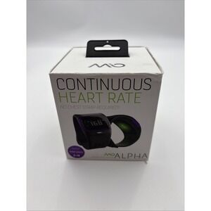Mio Alpha Heart Rate Monitor Watch Indigo Blue 53P-BLU S/M Strap - With Box